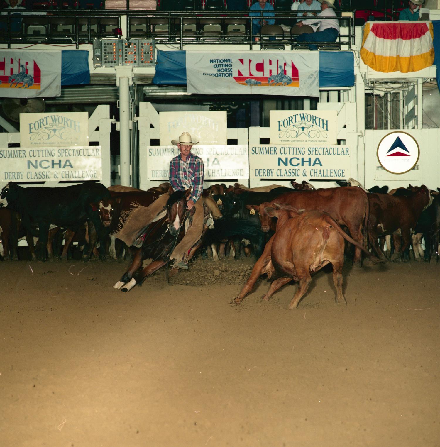 [Cutting Horse Competition Rattlesnake Jones 4] UNT Digital Library