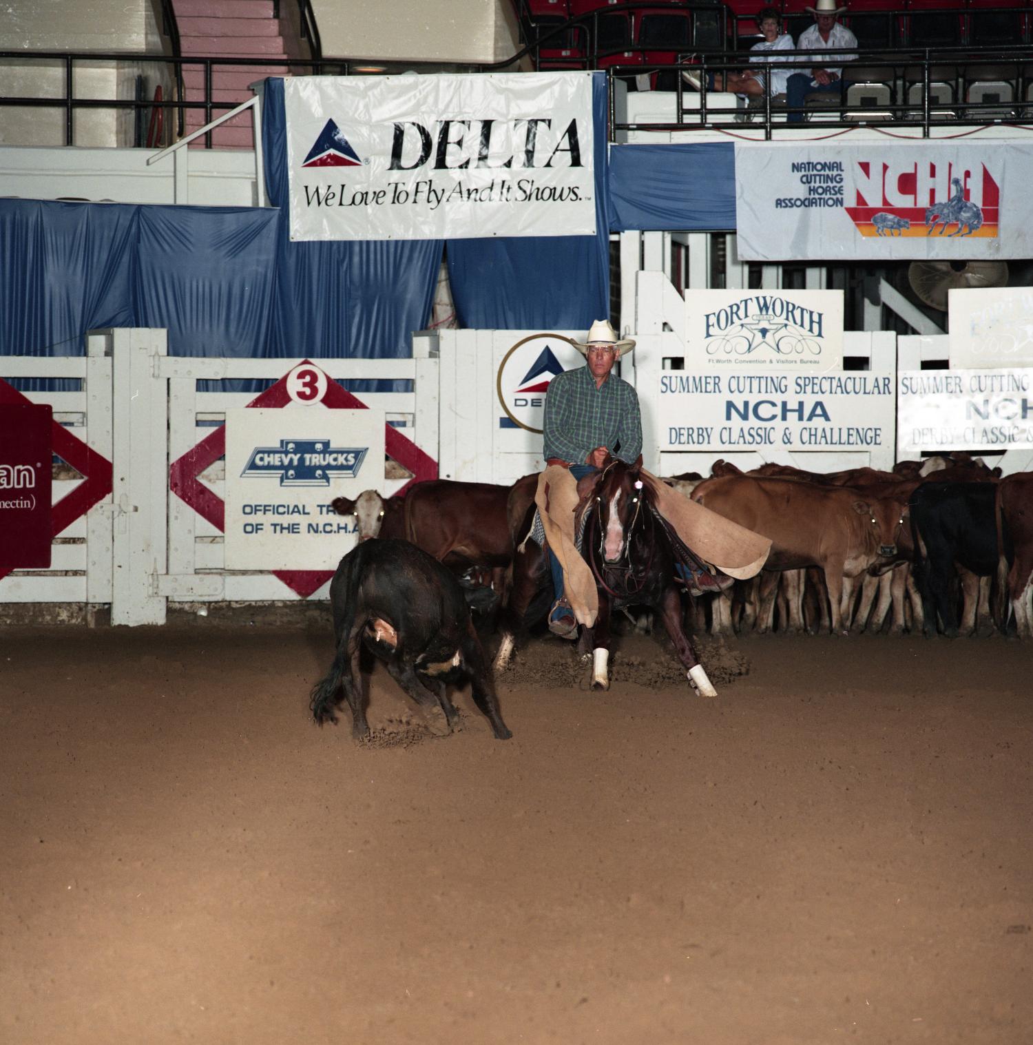 Cutting Horse Competition Image 1991_D203_02 UNT Digital Library