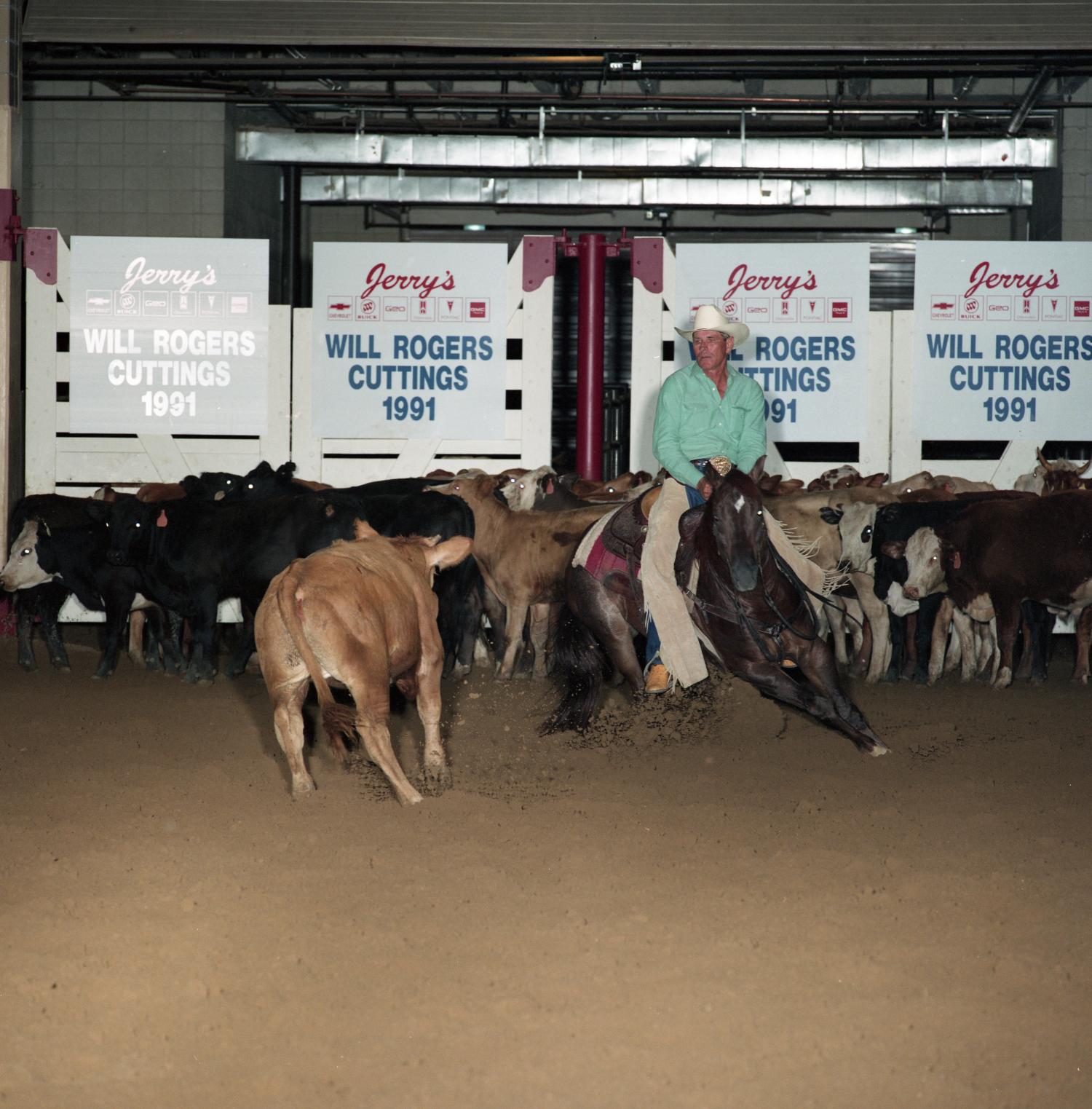 Cutting Horse Competition Image 1991_D20_08 UNT Digital Library