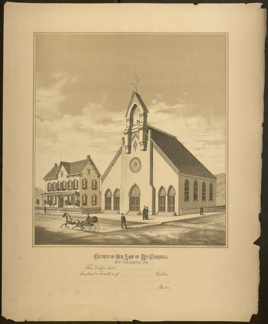 Villanova Digital Library Church of Our Lady of Mt. Carmel, Mt