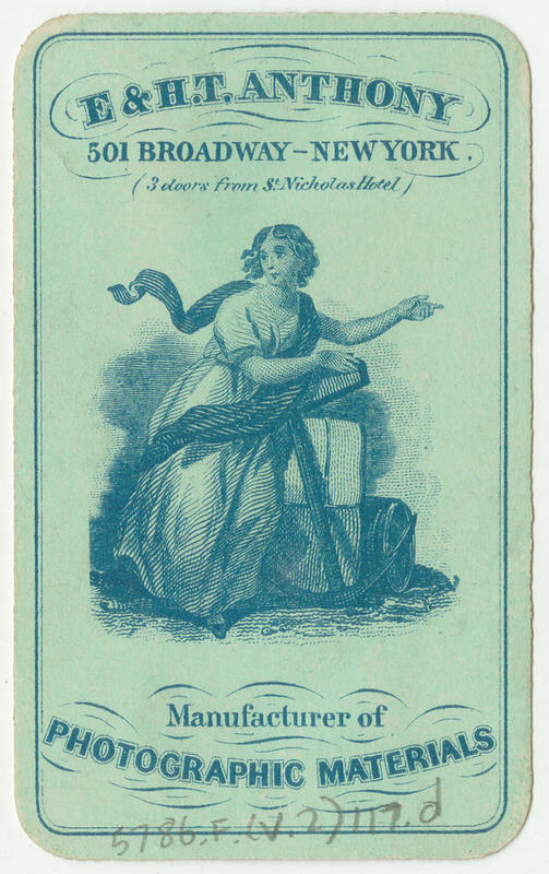 [E. & H.T. Anthony trade cards] [graphic]. Library Company of Philadelphia Digital Collections