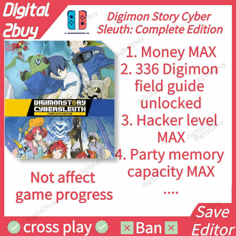 Digimon Story Cyber Sleuth Complete Edition Save Editor Save Modding