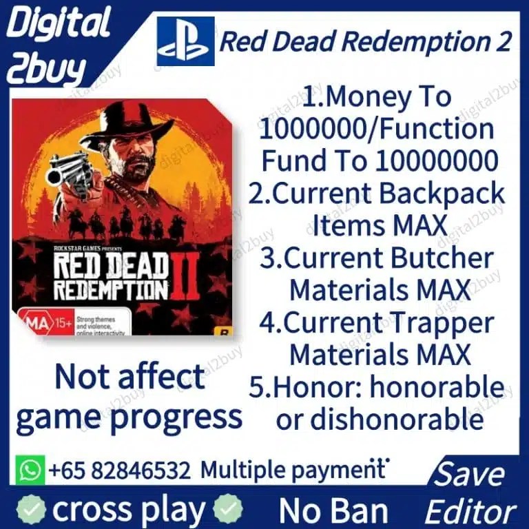 Red Dead Redemption 2 Save Editor RDR2 Save Modding Red Dead Redemption