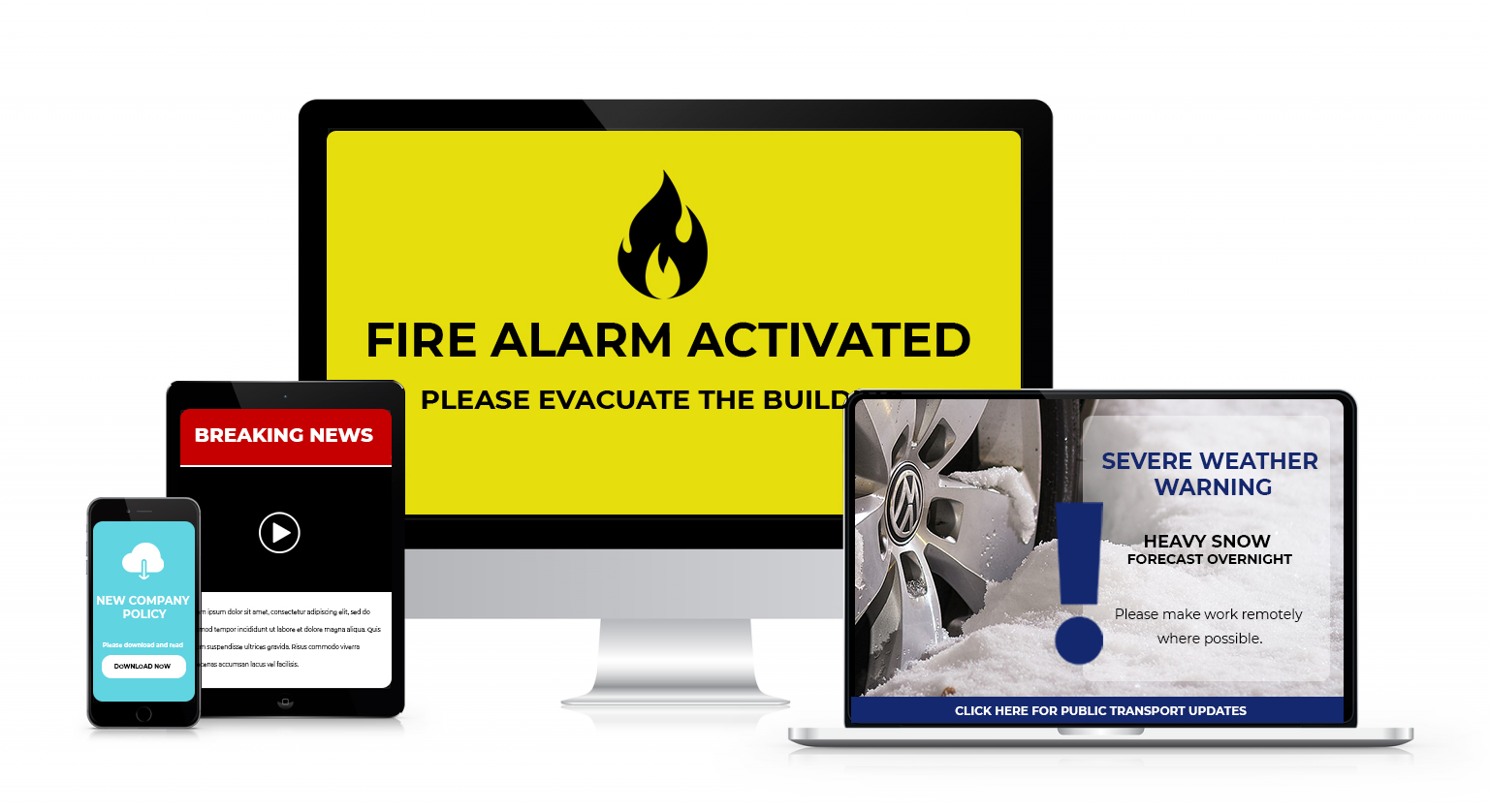 Desktop Alert Digital Alerts