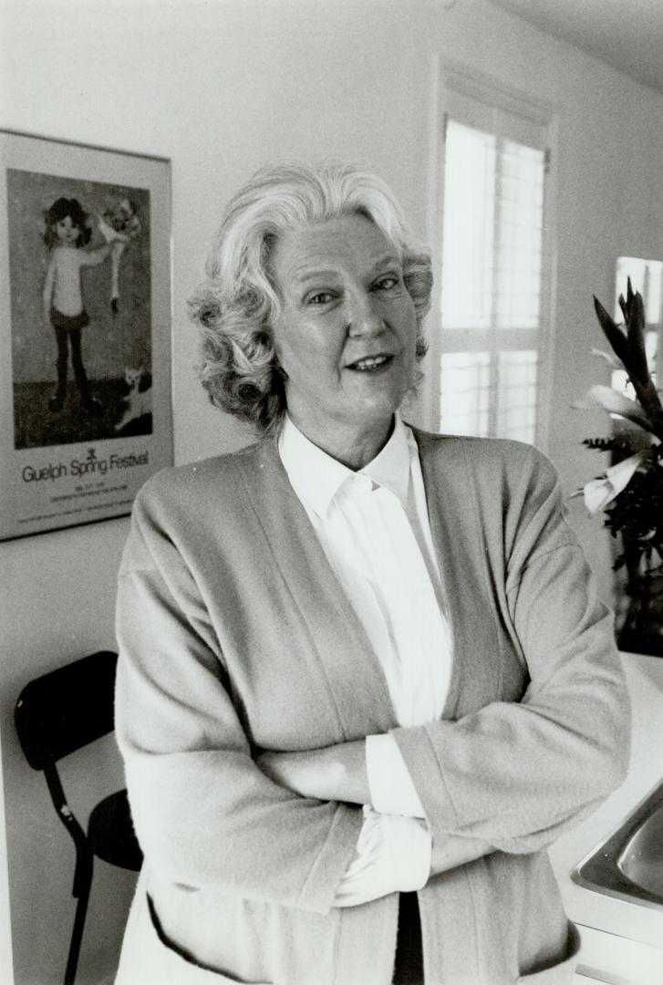 Balanced life Patricia Hamilton, currently appearing in ''Bob's