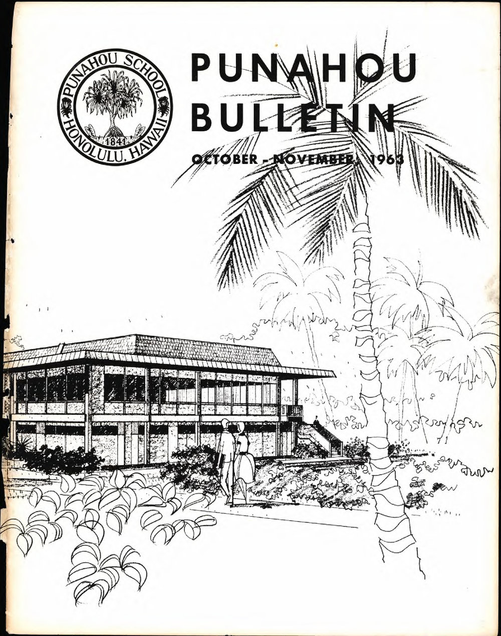 Punahou Bulletin OctoberNovember 1963 Punahou School