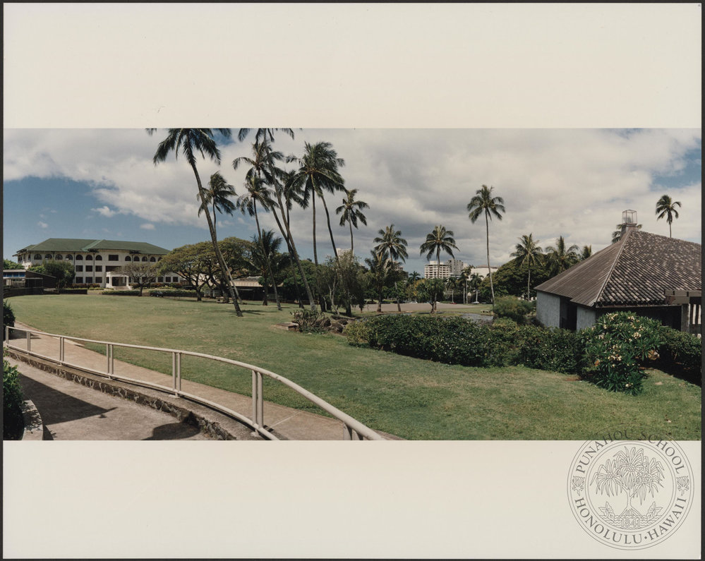Campus View of Middle Campus undated Punahou School