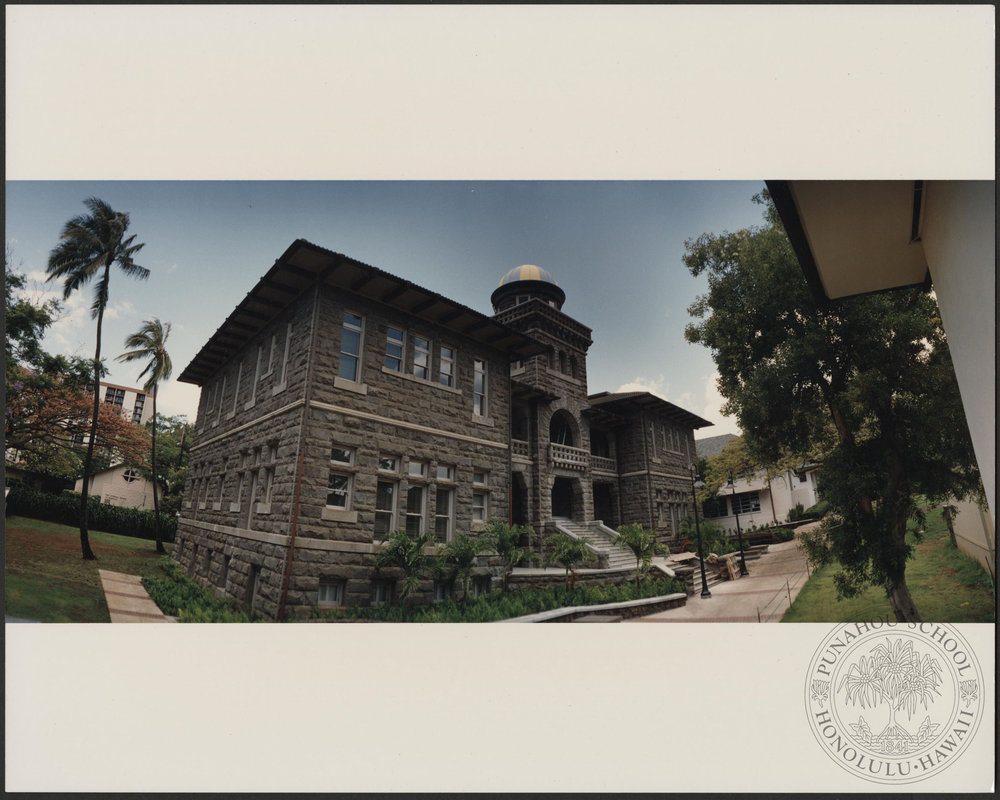Pauahi Hall Exterior circa 1991 Punahou School
