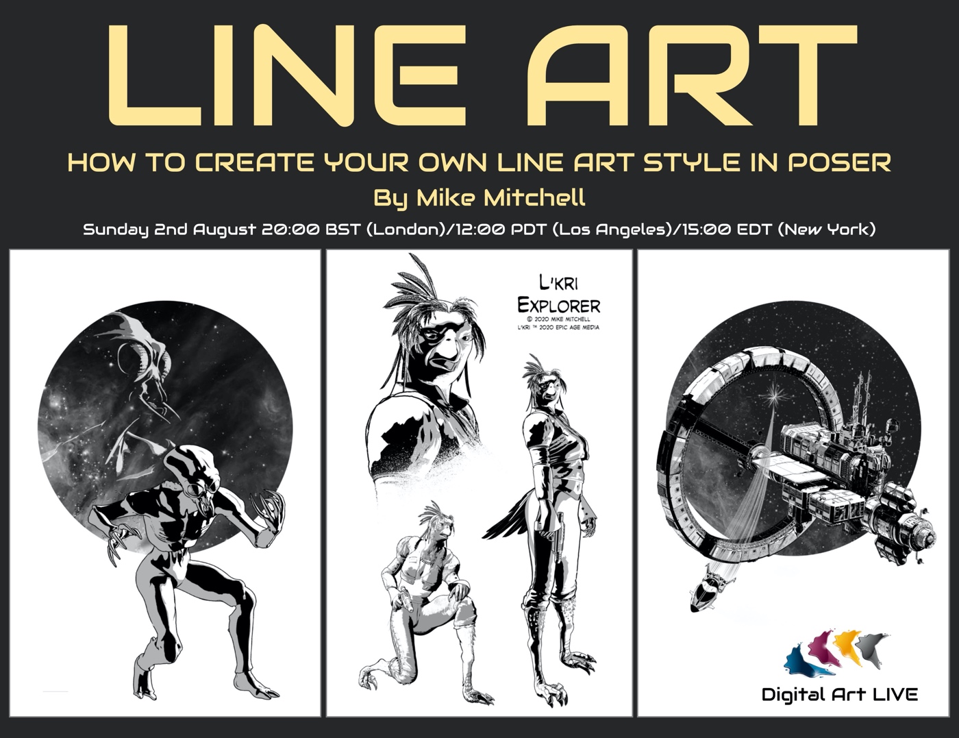 Line Art How to Create your own Line Art Style with Poser Digital