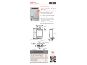 Rheem 20L Gas Continuous Flow Hot Water System 60 Degrees Natural Gas
