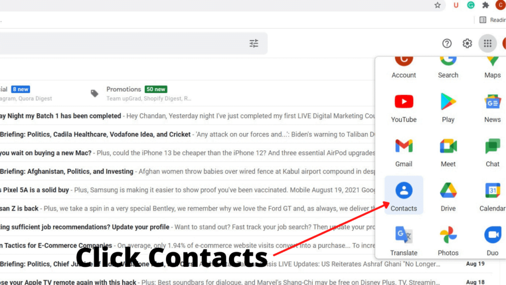 Where Are My Contacts in Gmail? Find and Access Them.