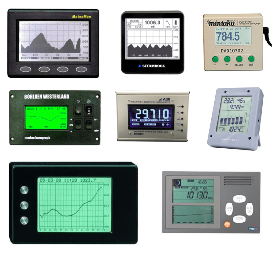 Digital Barographs DIGITAL BAROMETER / BAROGRAPH OVERVIEWS AND