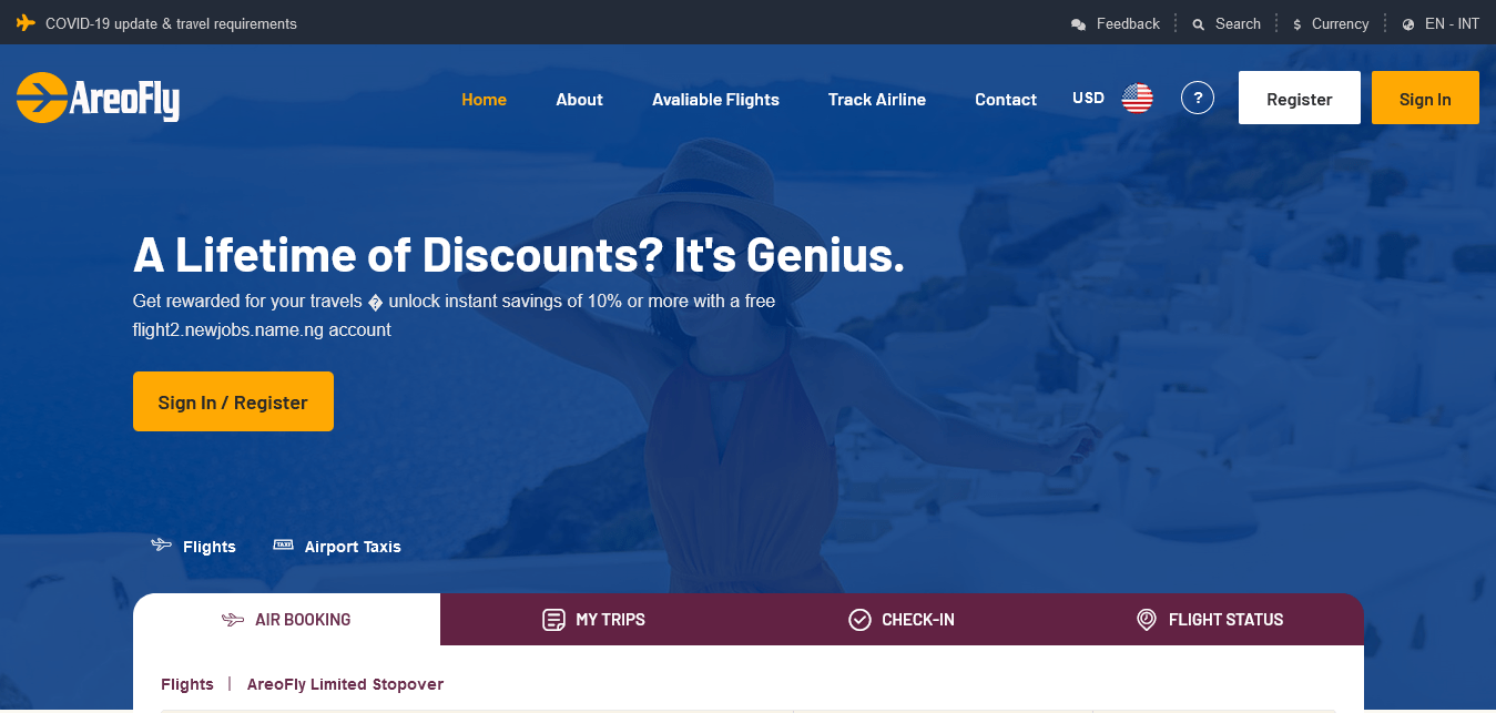 Aerofly – Complete Online Flight Booking System – Digital Codemaster