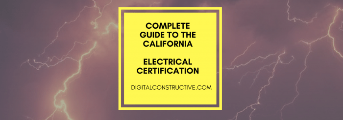 How To Get an Electrical Certification Digital Constructive