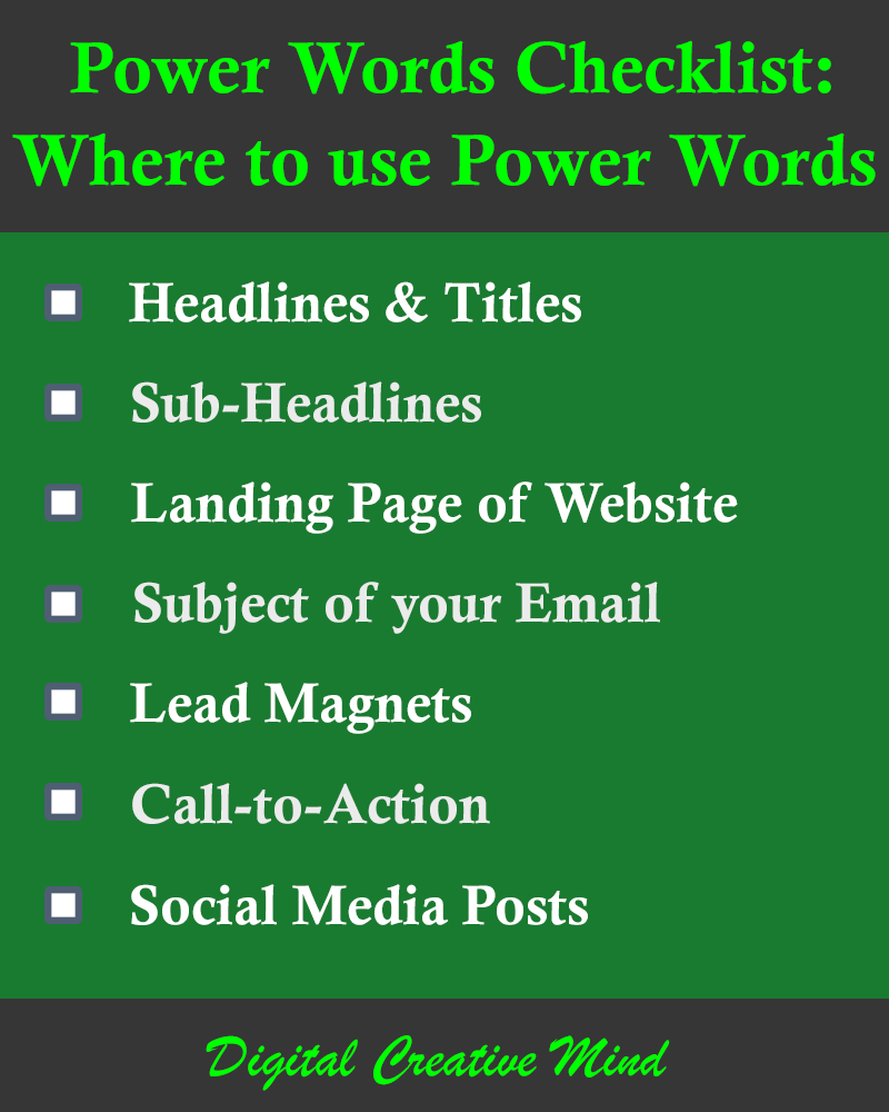 How to Use Power Words for Your Digital Growth [With 109 Words]