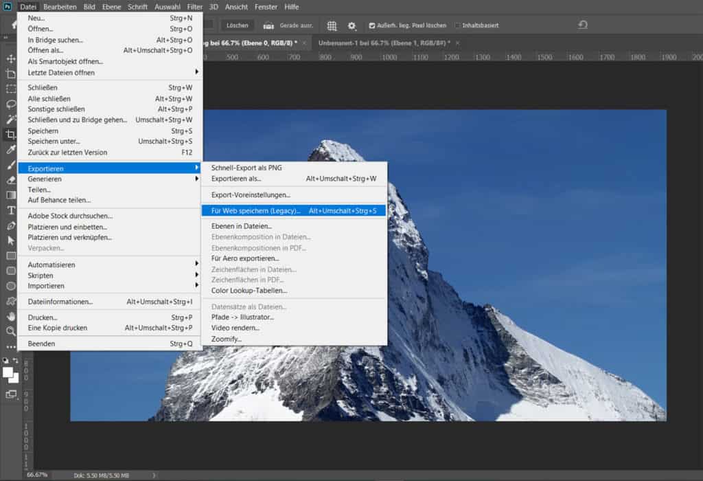 Bilder weboptimiert speichern mit in 3 einfach Schritten
