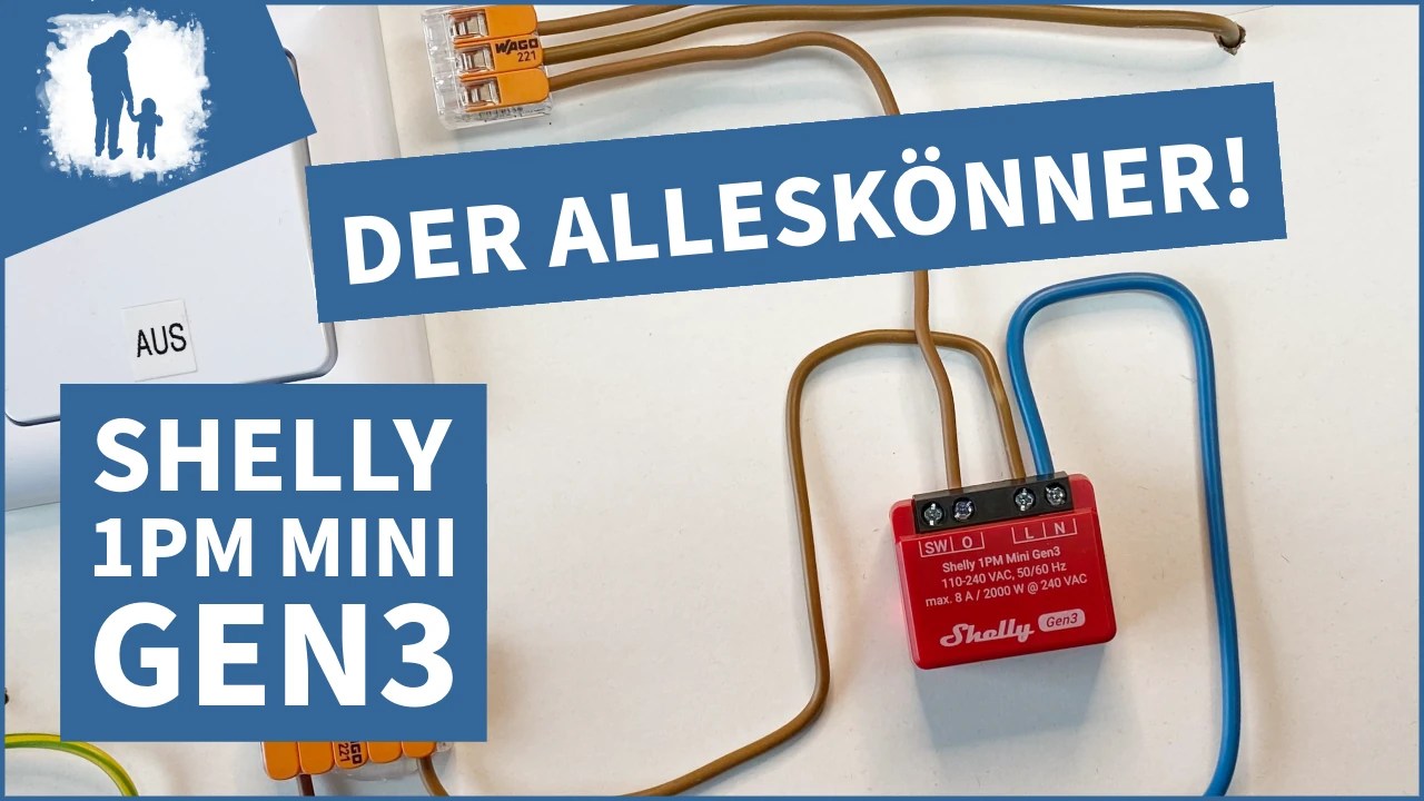 Shelly 1PM Mini Gen3 - Der Alleskönner! - DigitalDad