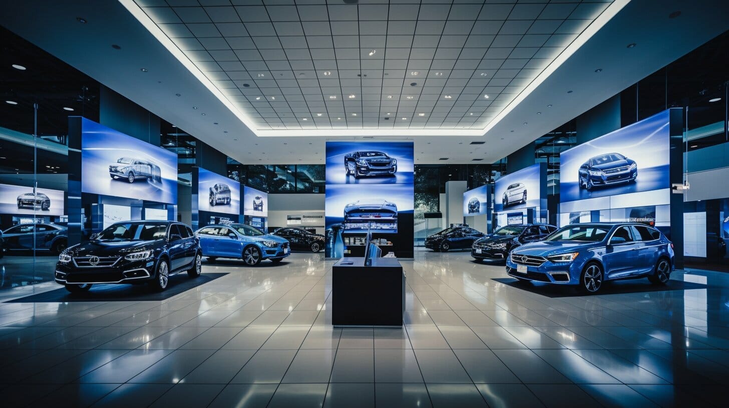 Digital Signs in Car Dealerships InStore Branding & Marketing