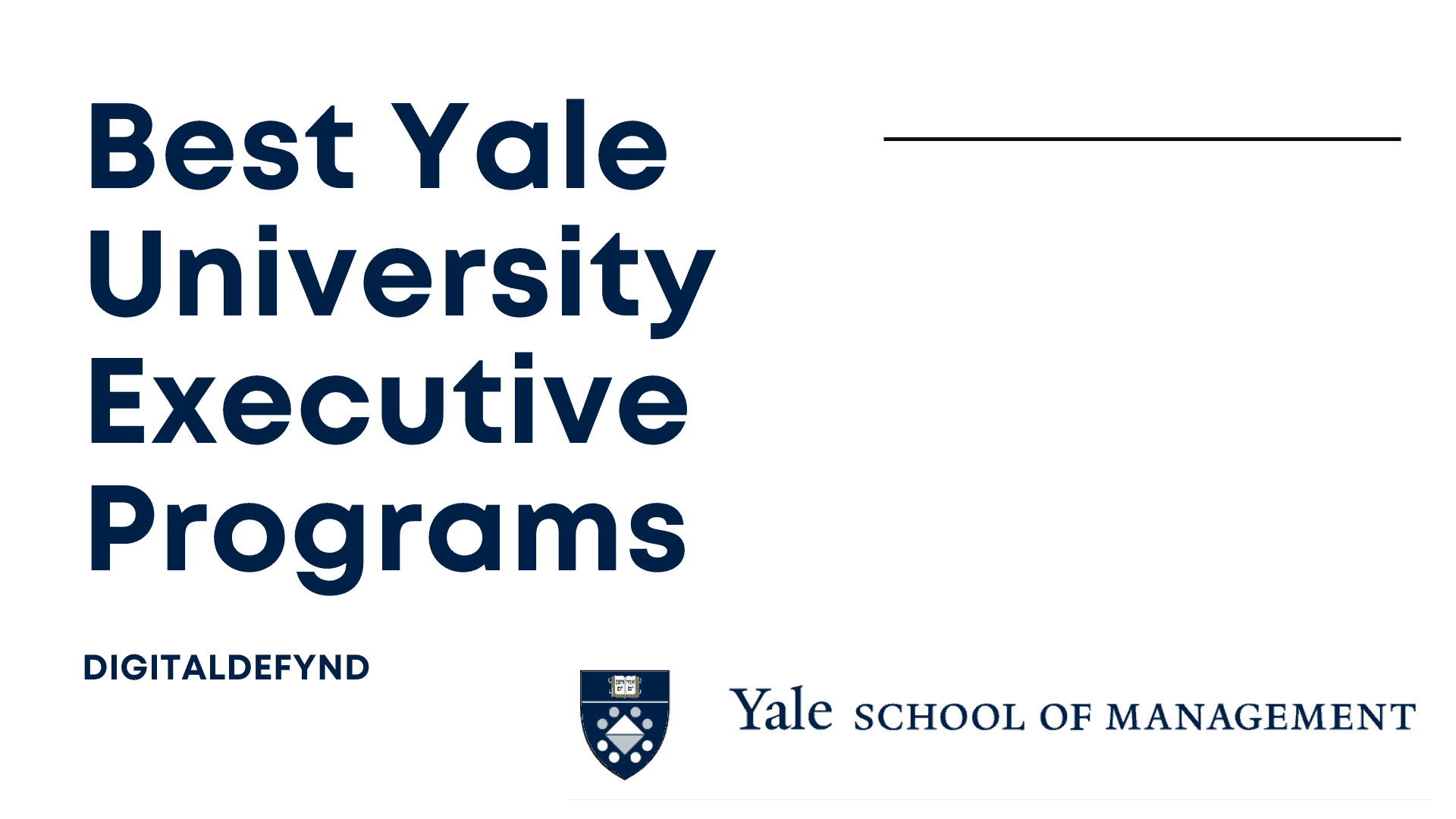 20 Best Yale University Executive Education Programs [2023 NOVEMBER