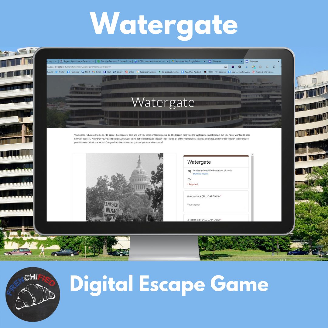 Watergate Digital Escape Game Digital Escape Games