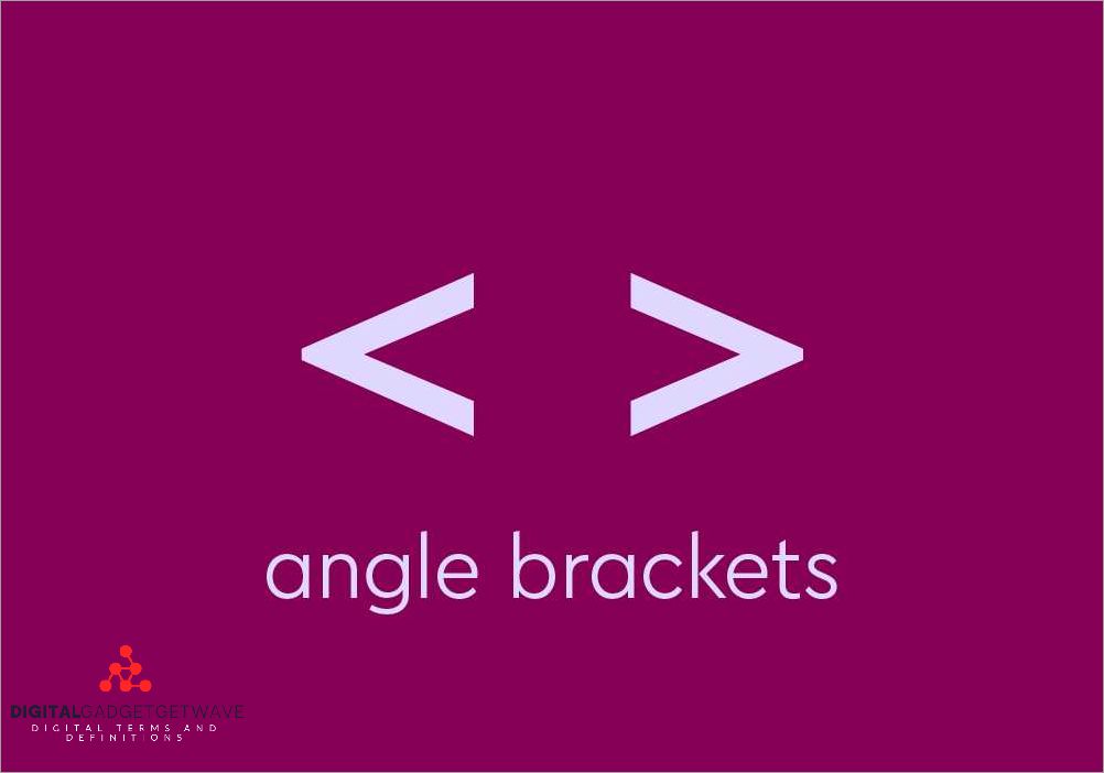 Angle Bracket HTML A Comprehensive Guide to Using Angle Brackets in