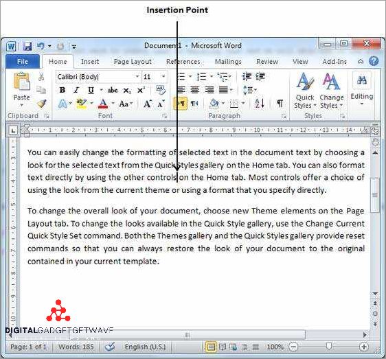 Exploring the Insertion Point in Word A Comprehensive Guide [Updated