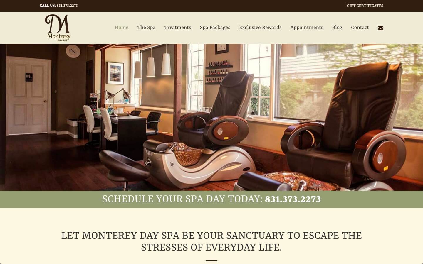 Spa Web Design DigitalHipster Inc.