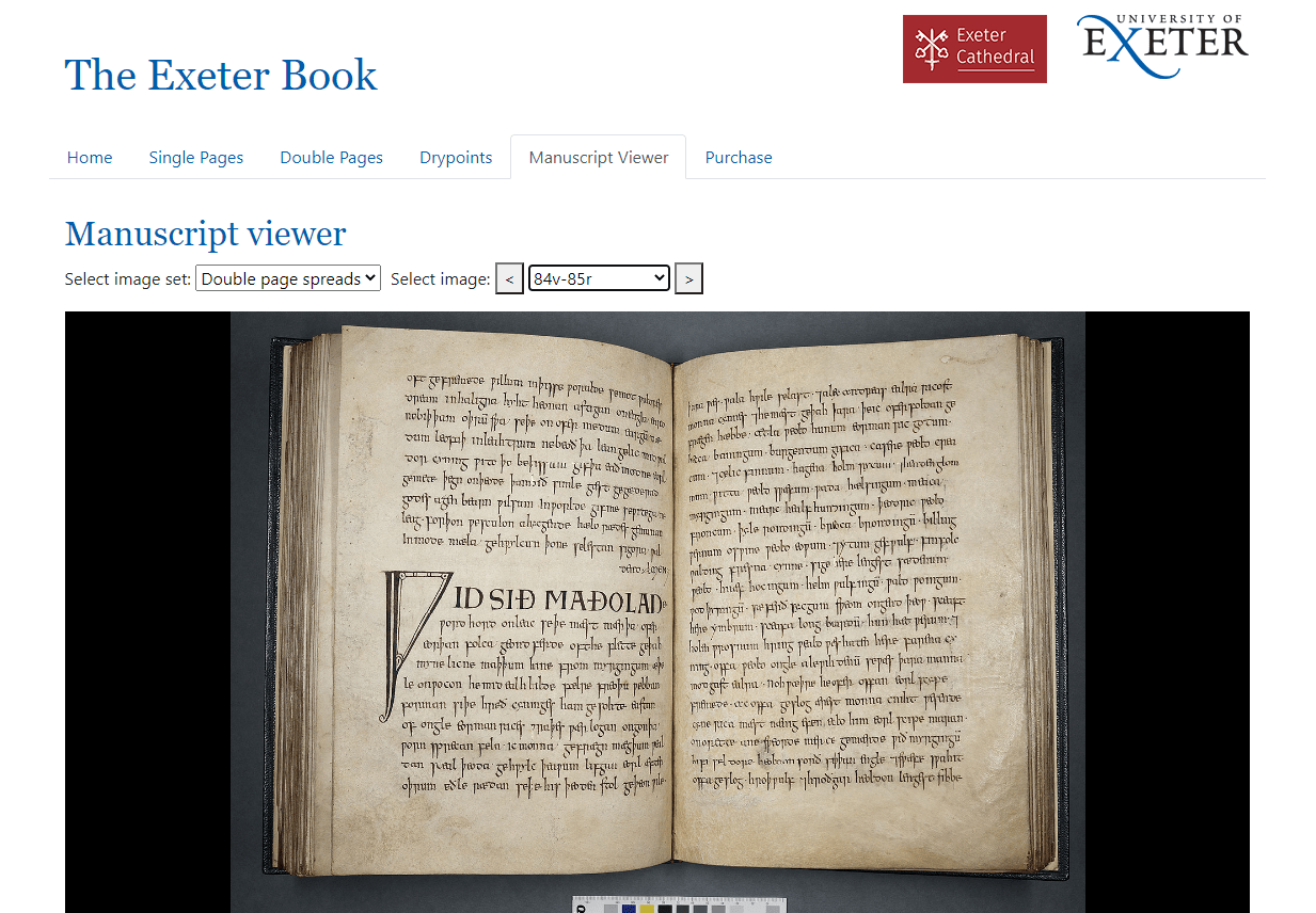 Uploading the Exeter Book A behind the scenes look at digitising a
