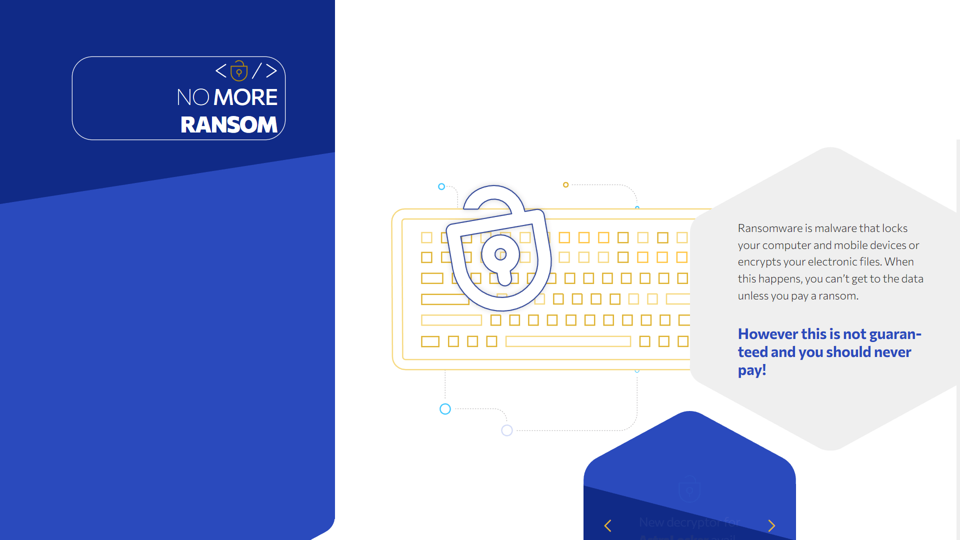 No more ransom Infographic 2022 Digital Hygiene