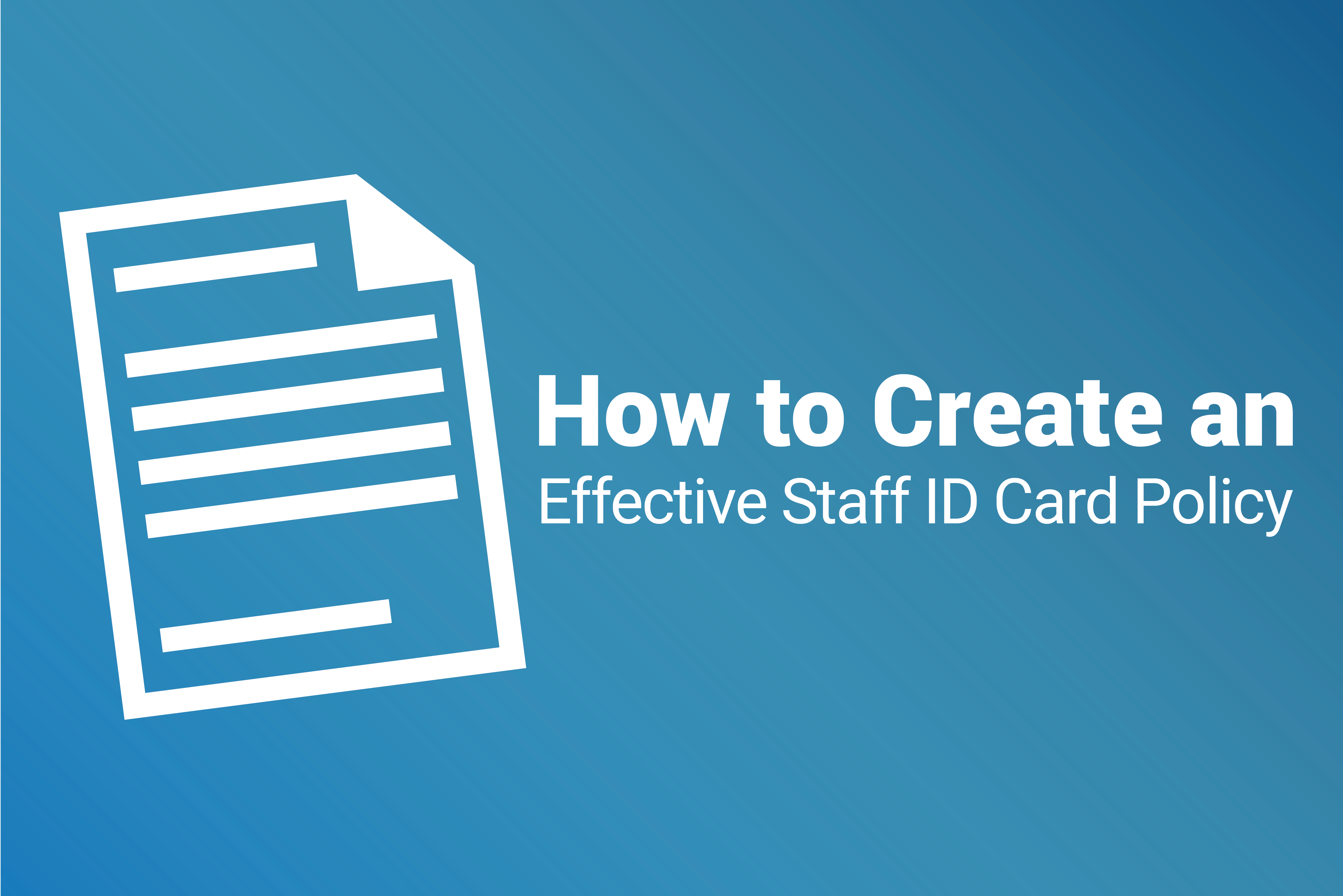 Employee Id Card Policy Free Templates Printable