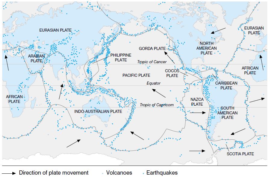 Pacific Ring of Fire or CircumPacific Belt UPSC IAS