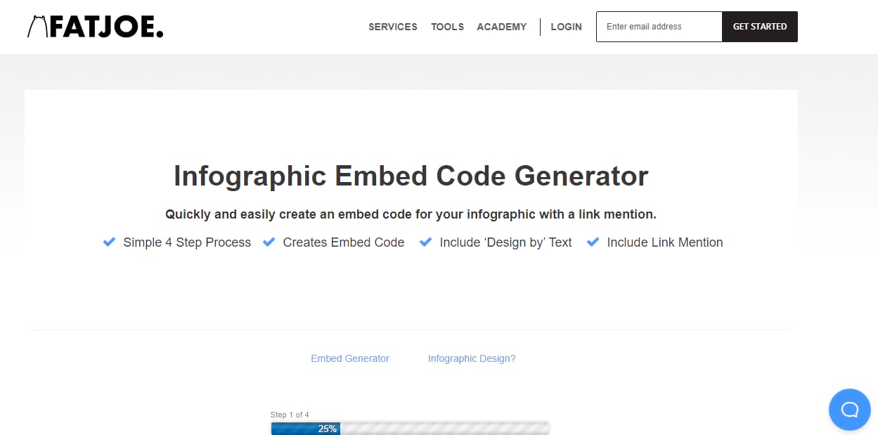 Infographic Embed Code Generator Digital Marketing Supermarket
