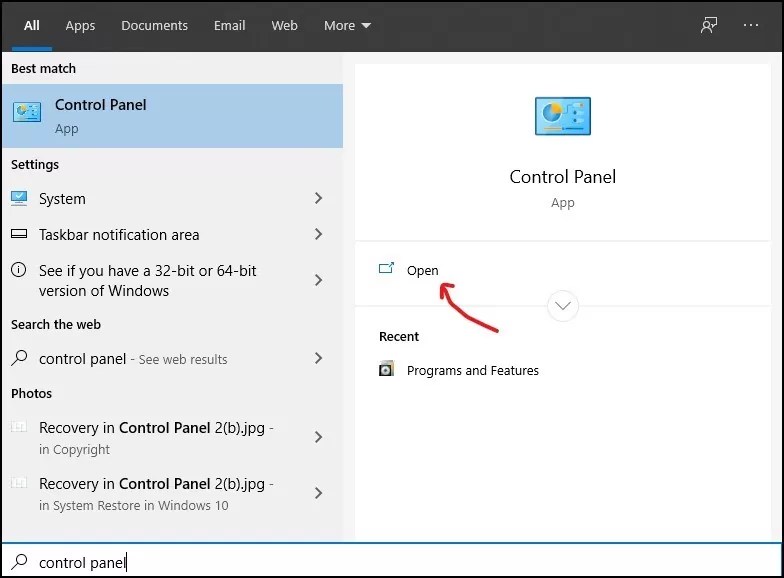 How to Open Control Panel in Windows 10, 8, 7 (All Version of Windows)