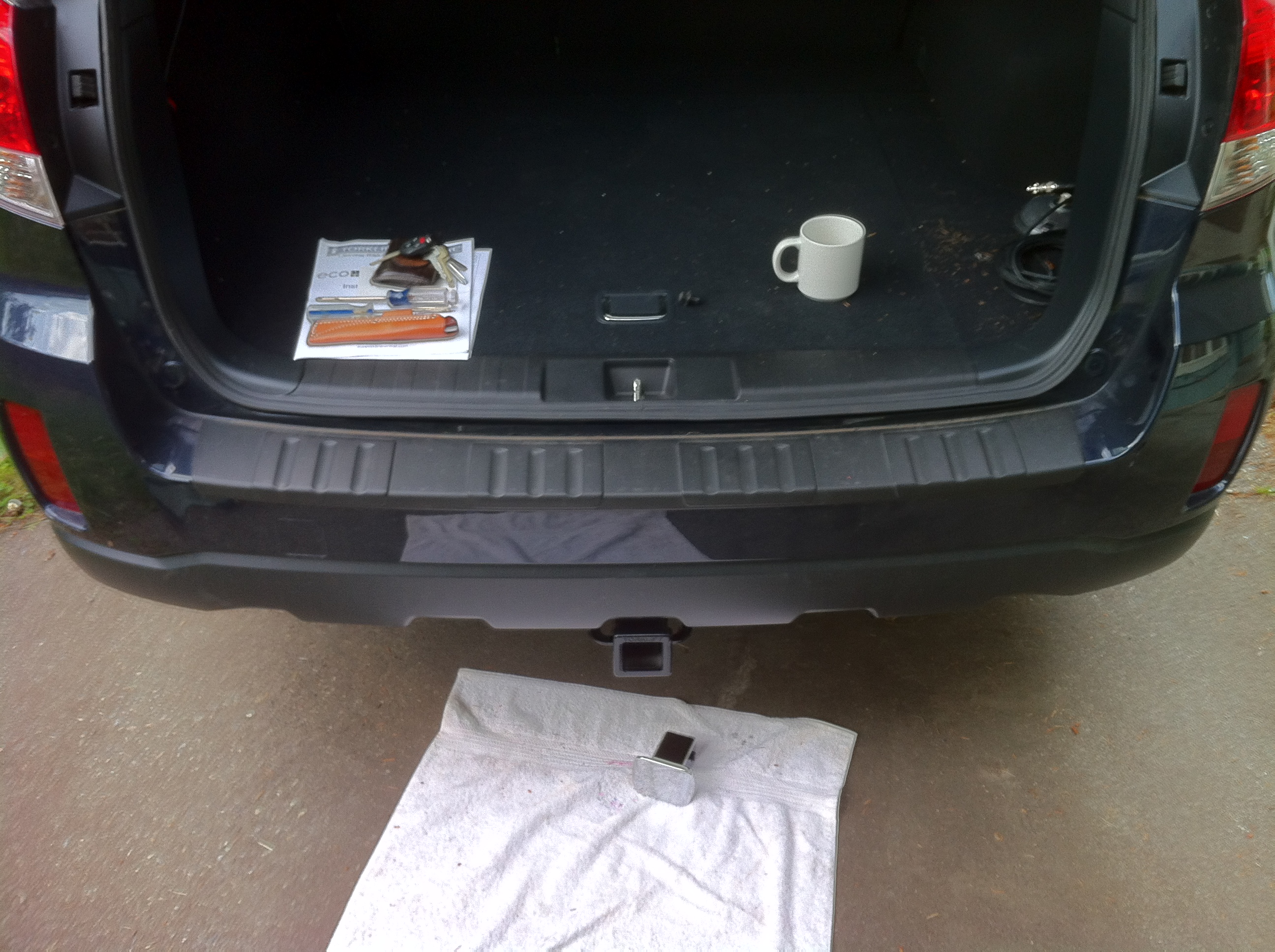 Subaru Outback Hitch Install DigitalNigel