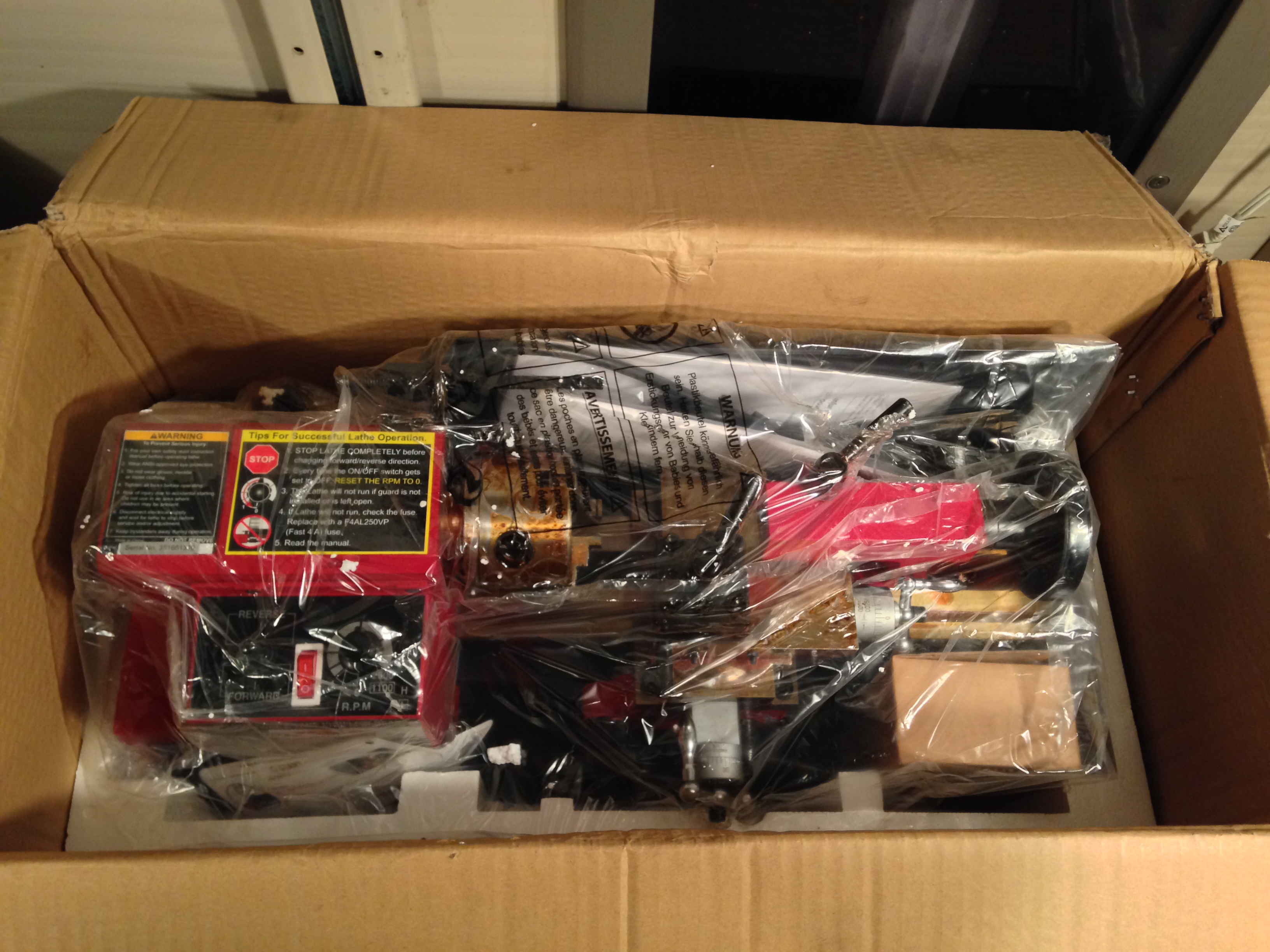 Harbor Freight Mini Lathe DigitalNigel