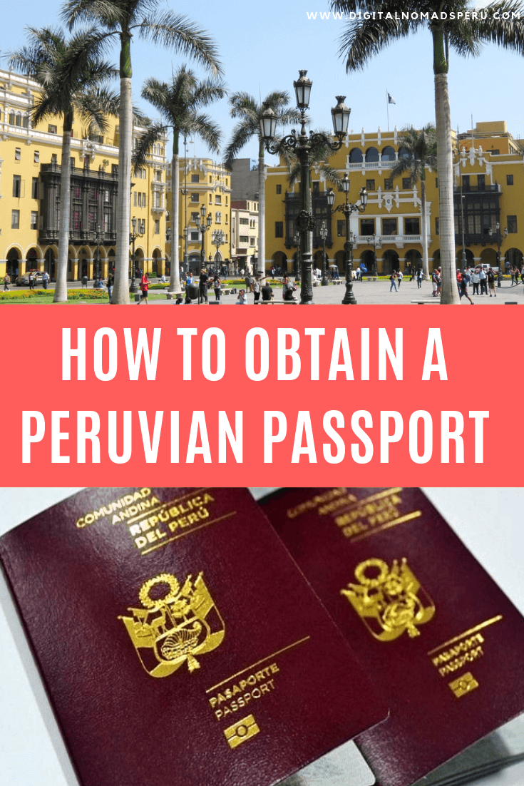 How to obtain Peruvian citizenship Digital Nomads Peru