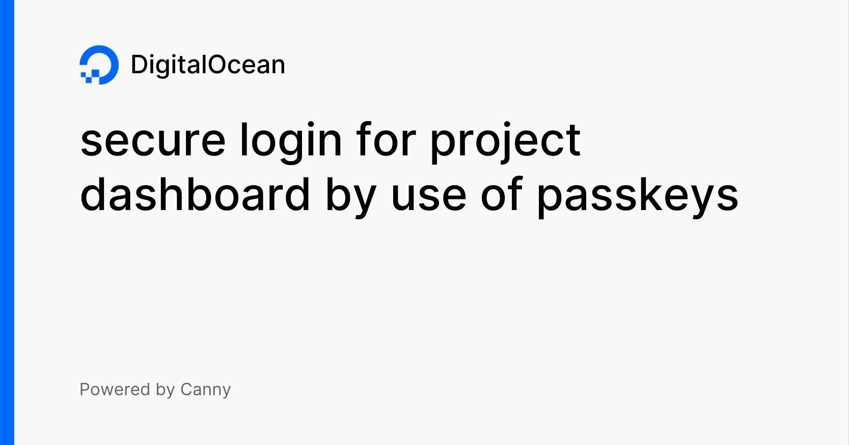 secure login for project dashboard by use of passkeys Voters