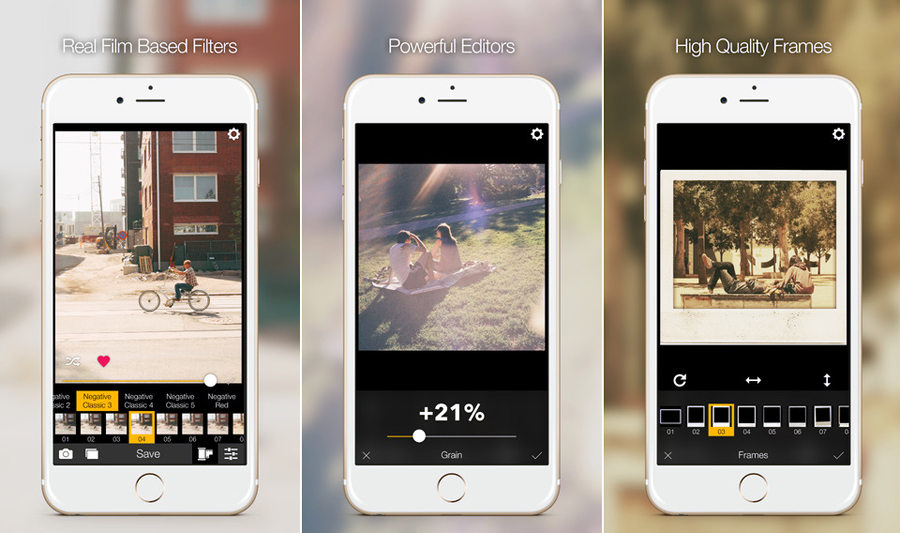 Analog Film Paid Photography Apps Free for iPhone Digital Photography Live