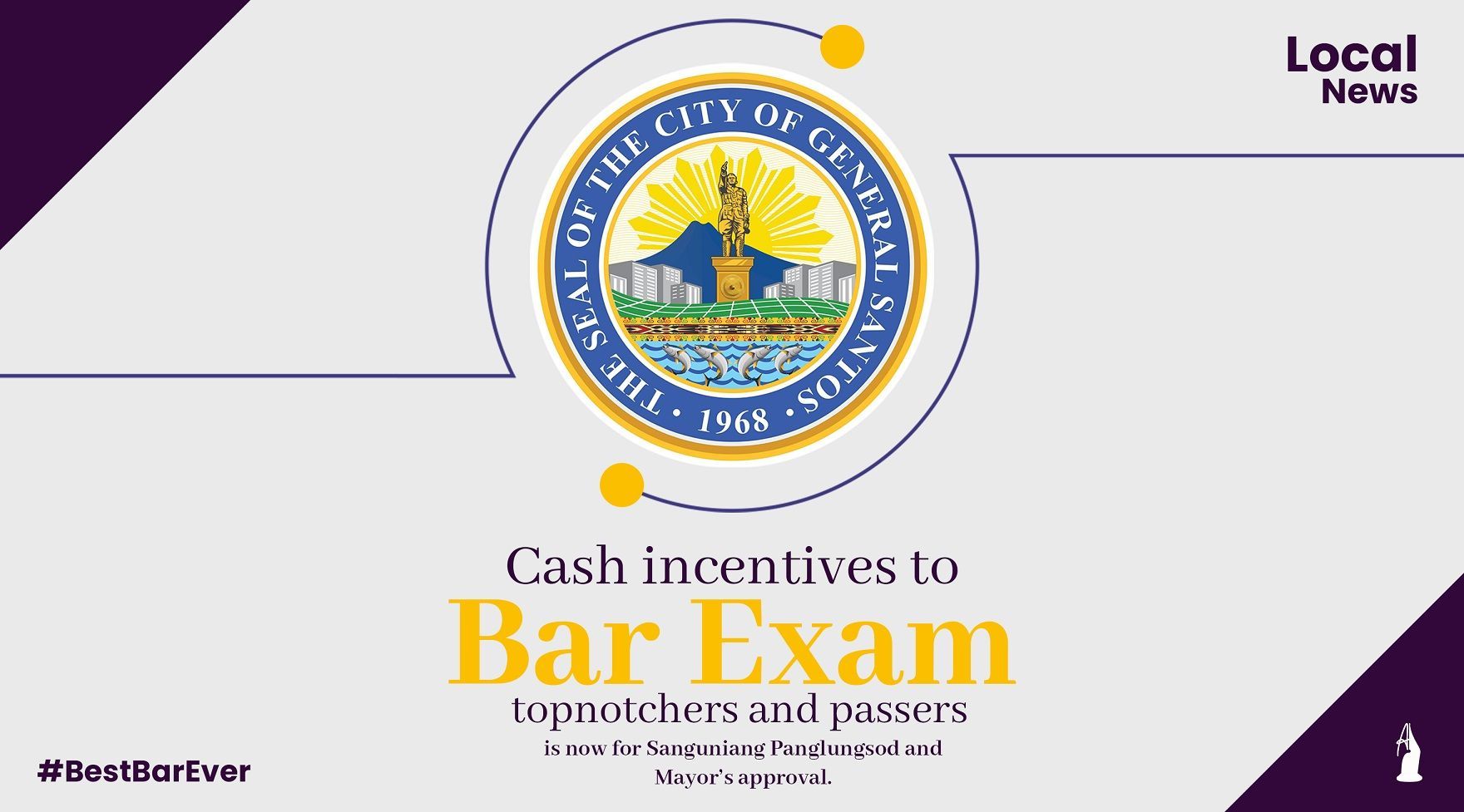 SP Cash Incentives to Bar Topnotchers, Passers Advocati The