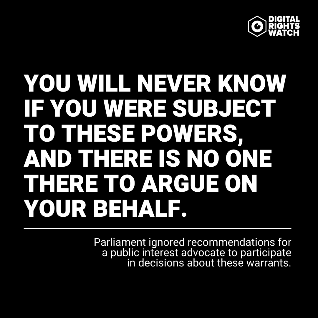 Australia's new mass surveillance mandate Digital Rights Watch