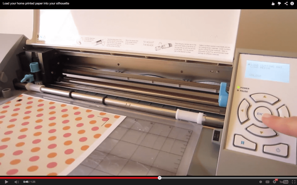 Load Printable Paper into Your Silhouette Cameo Digital Scrapbooking HQ