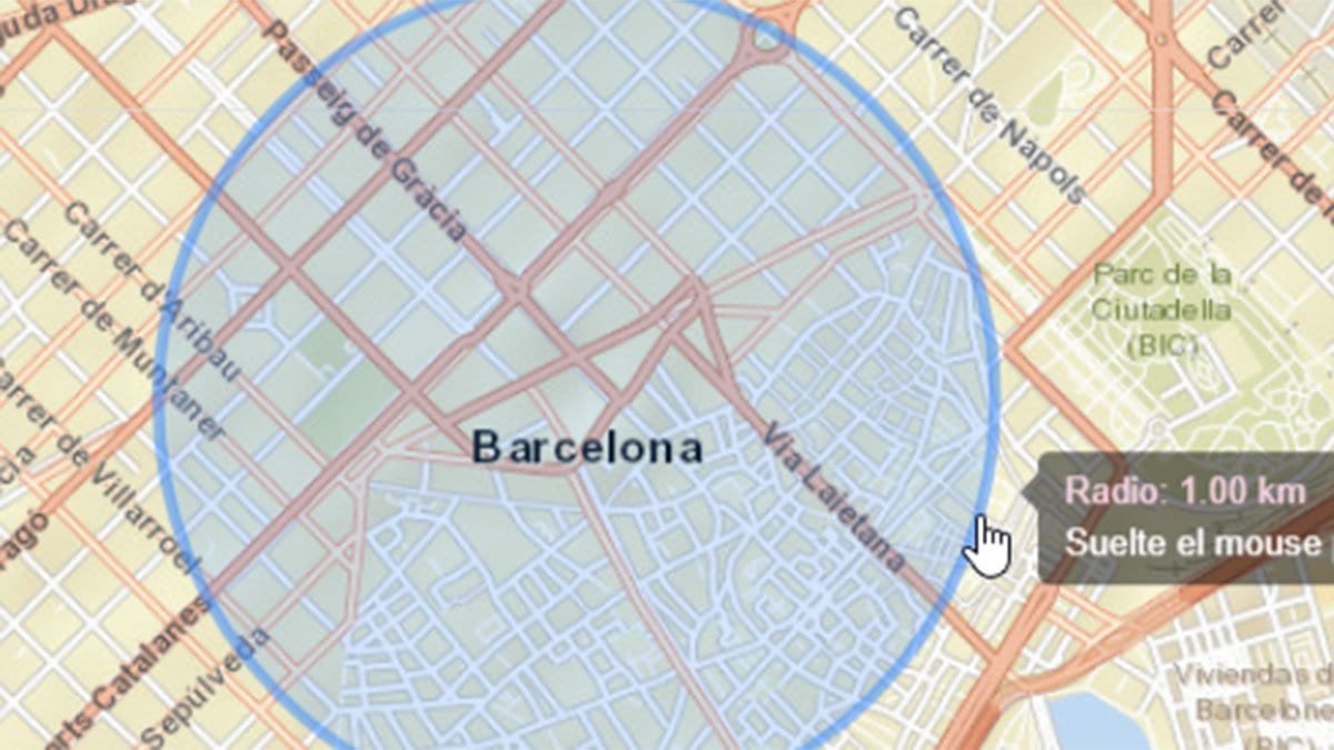¿Cómo calcular un kilómetro de distancia desde tu casa con tu móvil