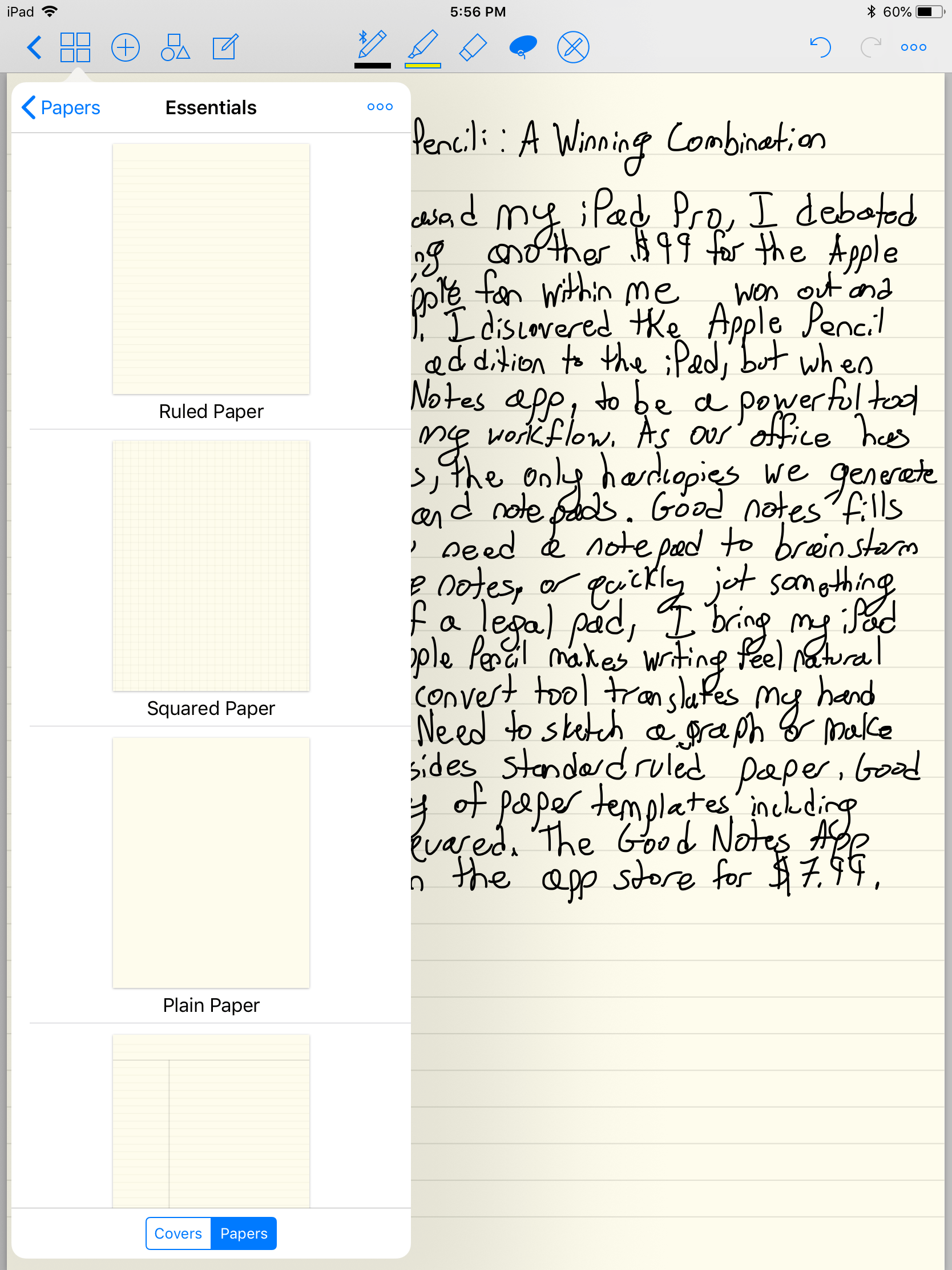 GoodNotes + Apple Pencil A Winning Combination Digital Strategy