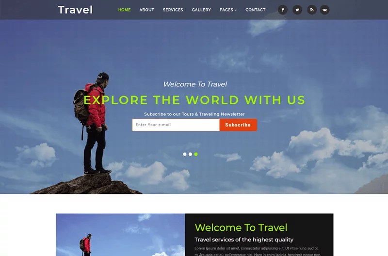 26 Best Free Travel HTML site Templates 2024