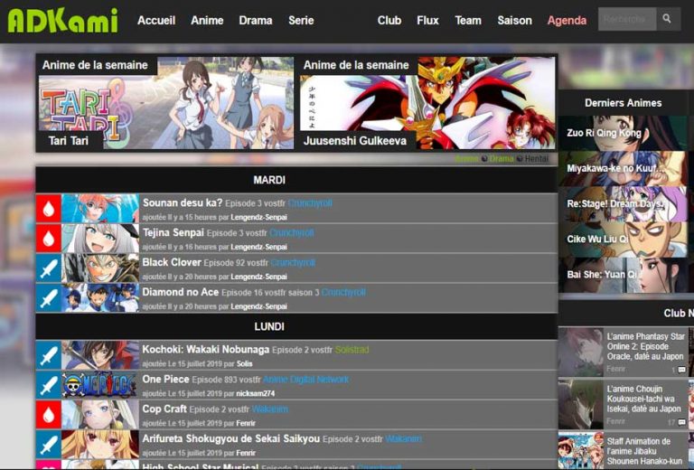 20 Meilleurs Sites pour Regarder Animes en Streaming VF VOSTFR