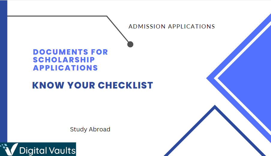 List Of Scholarship Application Documents Admission Applications