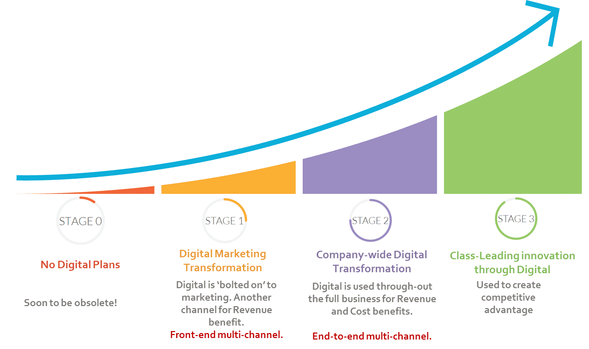 Moving your business up the digital evolution curve