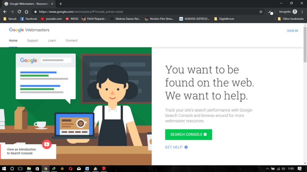 Cara Mendaftarkan website ke Google dan mengenal Google Search Console