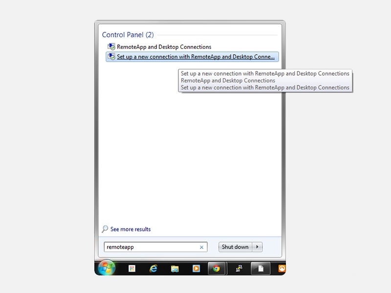 Connect to RemoteApp Server through Windows Client Digitek Solutions