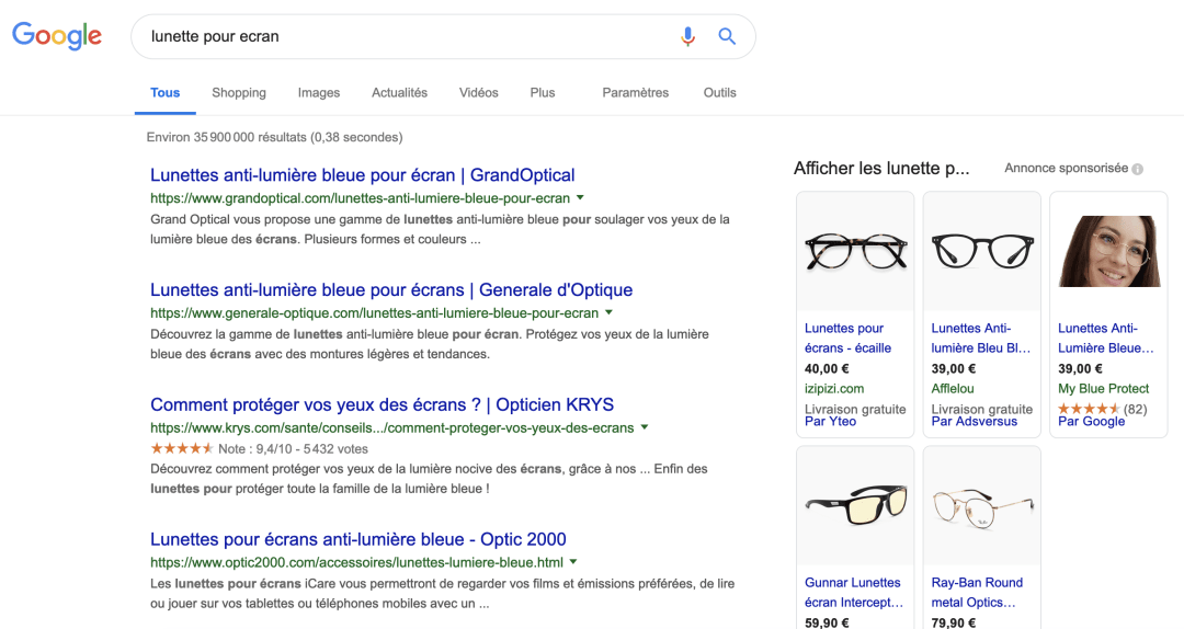 Exemple Google